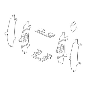 Brake Package, Front: Pads, Rotors & Attachment Kit | Mazda3 Sedan & Hatchback, Japan-Built (2019-2024)