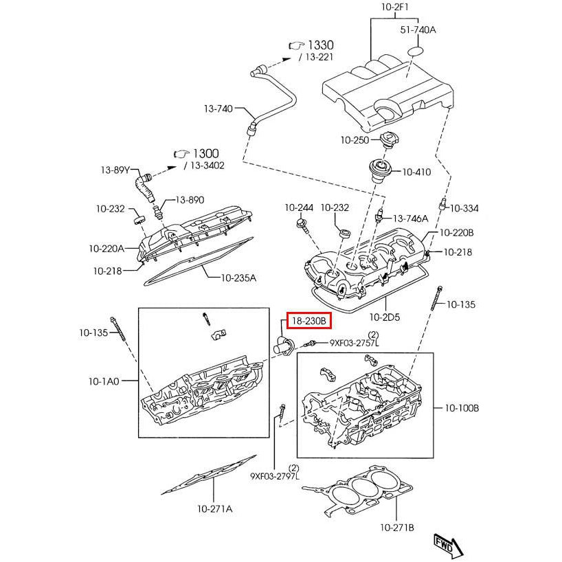 Camshaft Position Sensor | Mazda CX-9 (2007-2015)