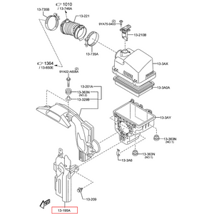 Engine Air Intake Resonance Chamber | Mazda CX-5 (2013-2014)