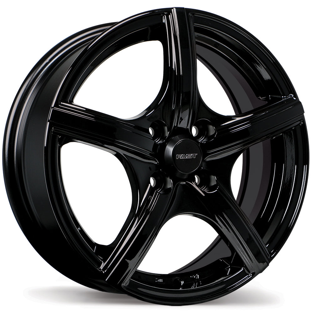 Fast Wheels JET Alloy Wheel (Gloss Black) — 14&quot;, 15&quot;, 16&quot;, 17&quot;