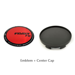 Fast Wheels FC Competition Series Red Centre Cap Emblem