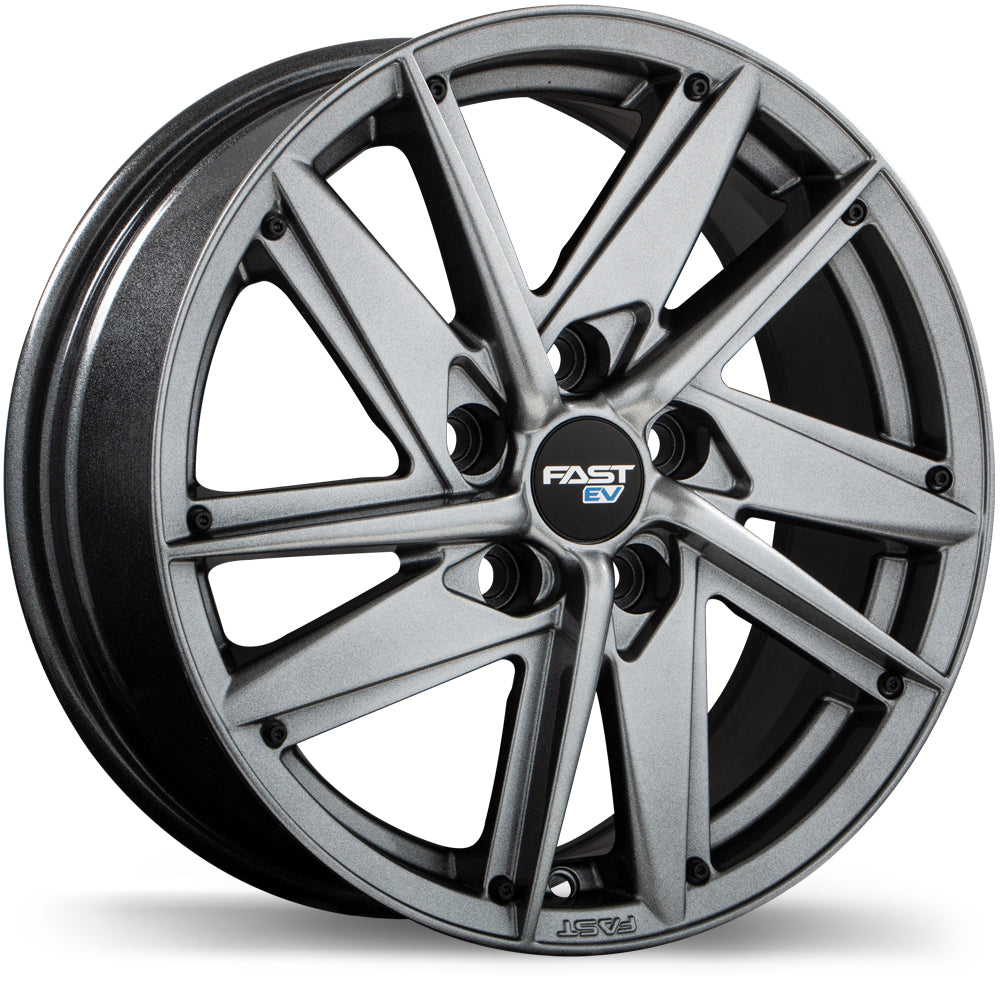 FastEV EV01 Alloy Wheel (Titanium) - 16", 17", 18", 19", 20"