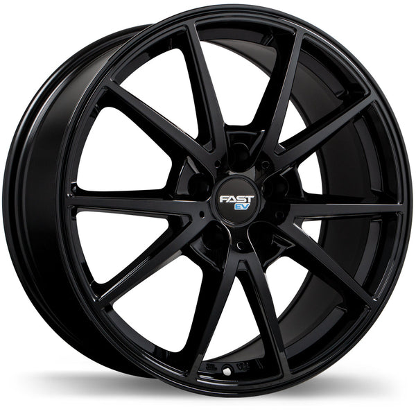 FastEV EV02 Alloy Wheel (Gloss Black) — 17