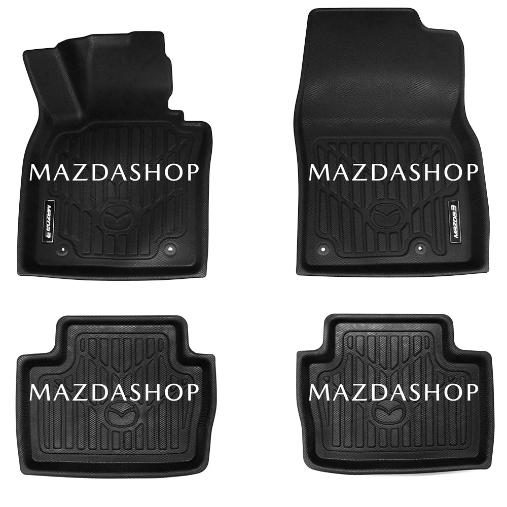 Floor Liners (Front & Rear) - Premium Line | Mazda3 Sedan & Hatchback (2019-2022)