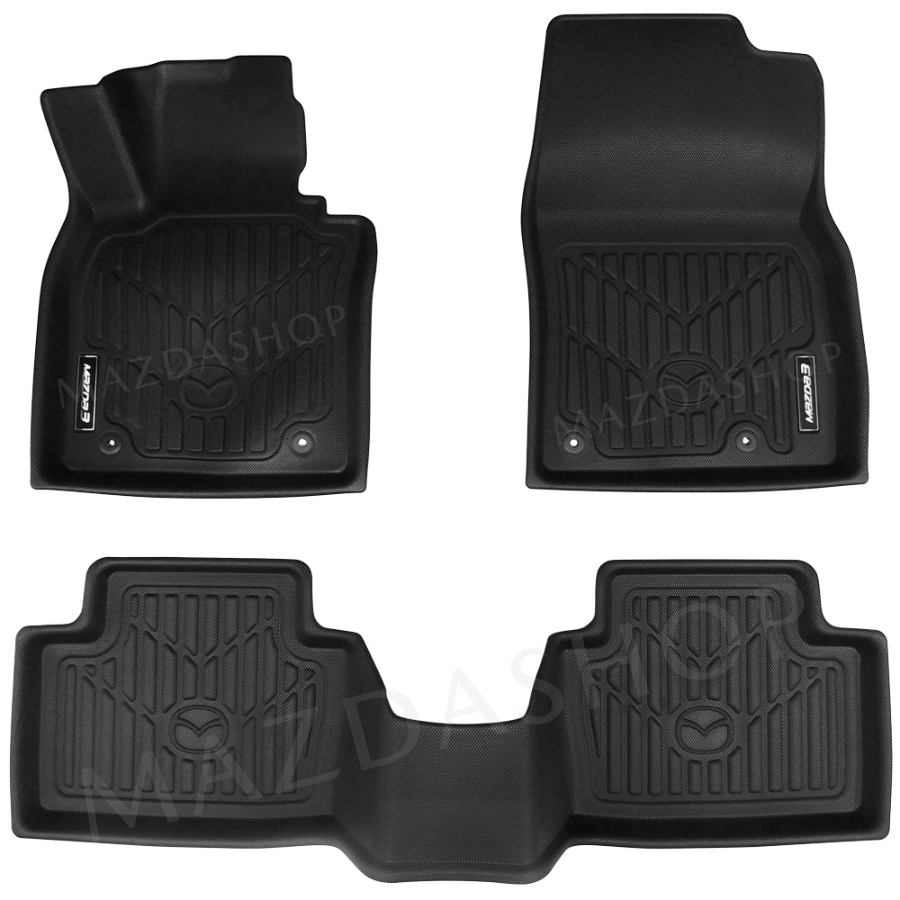 Floor Liners (Front & Rear) - Premium Line | Mazda3 Sedan & Hatchback (2019-2022)