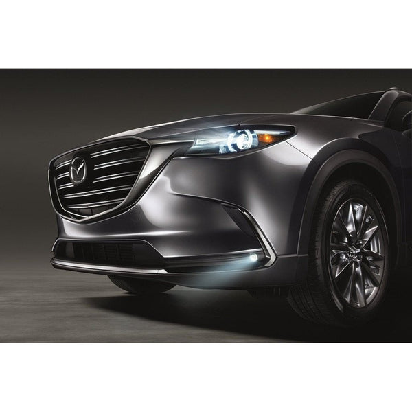 thumbnail image 2 of Pair LED Fog Lights With Bezel Covers For Mazda CX-9 2016-2023 – Driver & Passenger Side, 12V 8W, Clear Lens 2 of 6