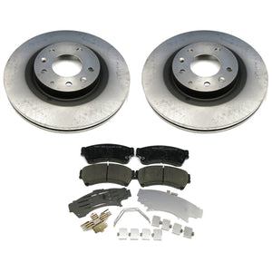 Front Brake Package: Pads, Rotors & Attachment Kit | Mazda6 (2003-2005)