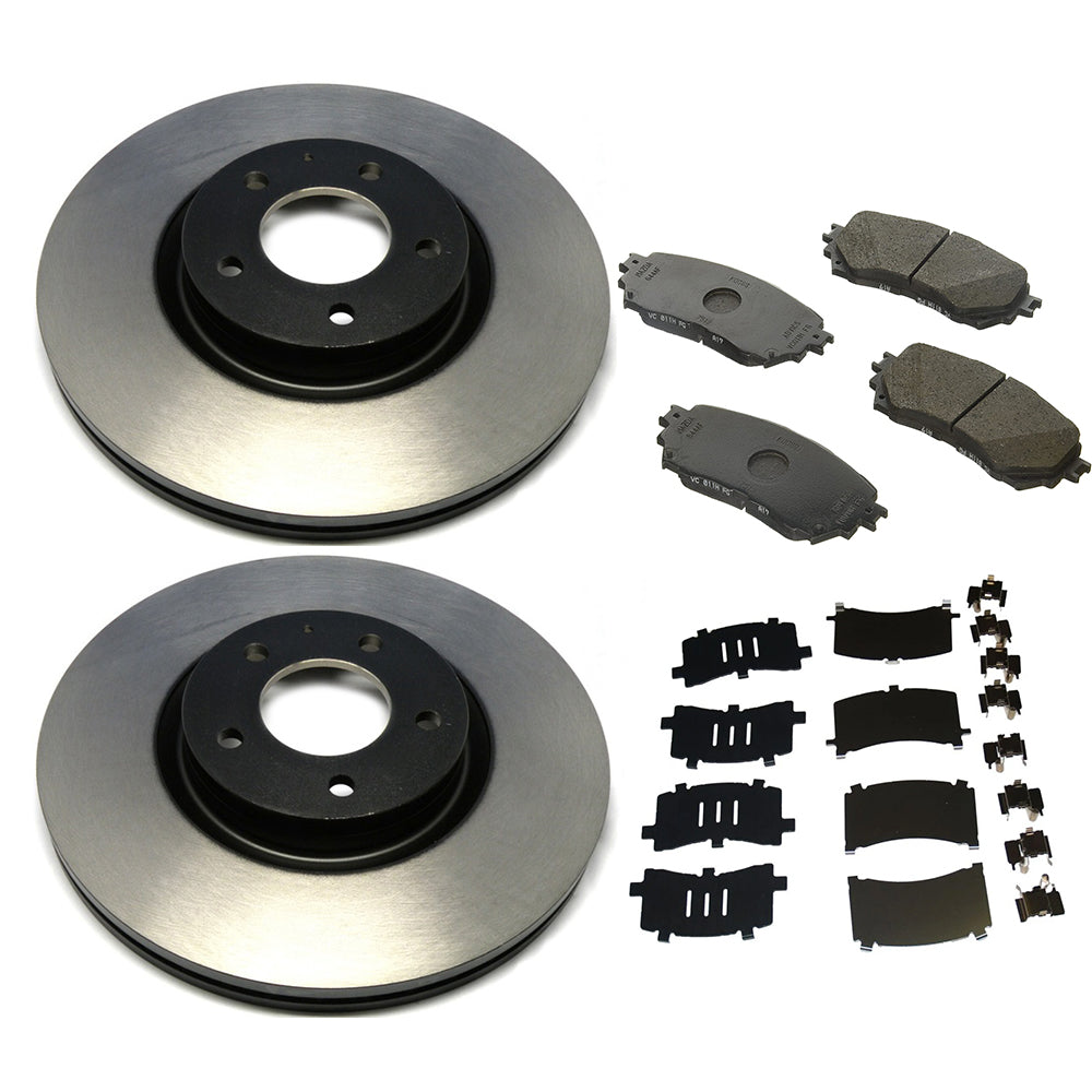 Brake Package, Front: Pads, Rotors & Attachment Kit