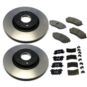 Front Brake Package: Pads, Rotors & Attachment Kit | Mazda6 (2014-2018)
