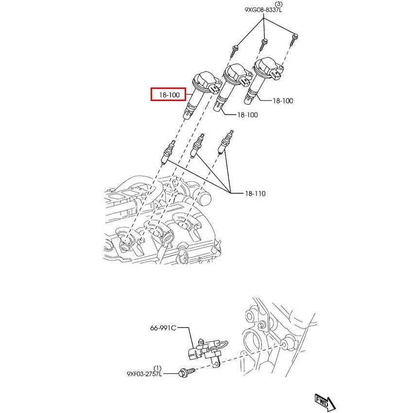 Ignition Coil Mazda6 (20092013) Mazda Shop Genuine Mazda Parts
