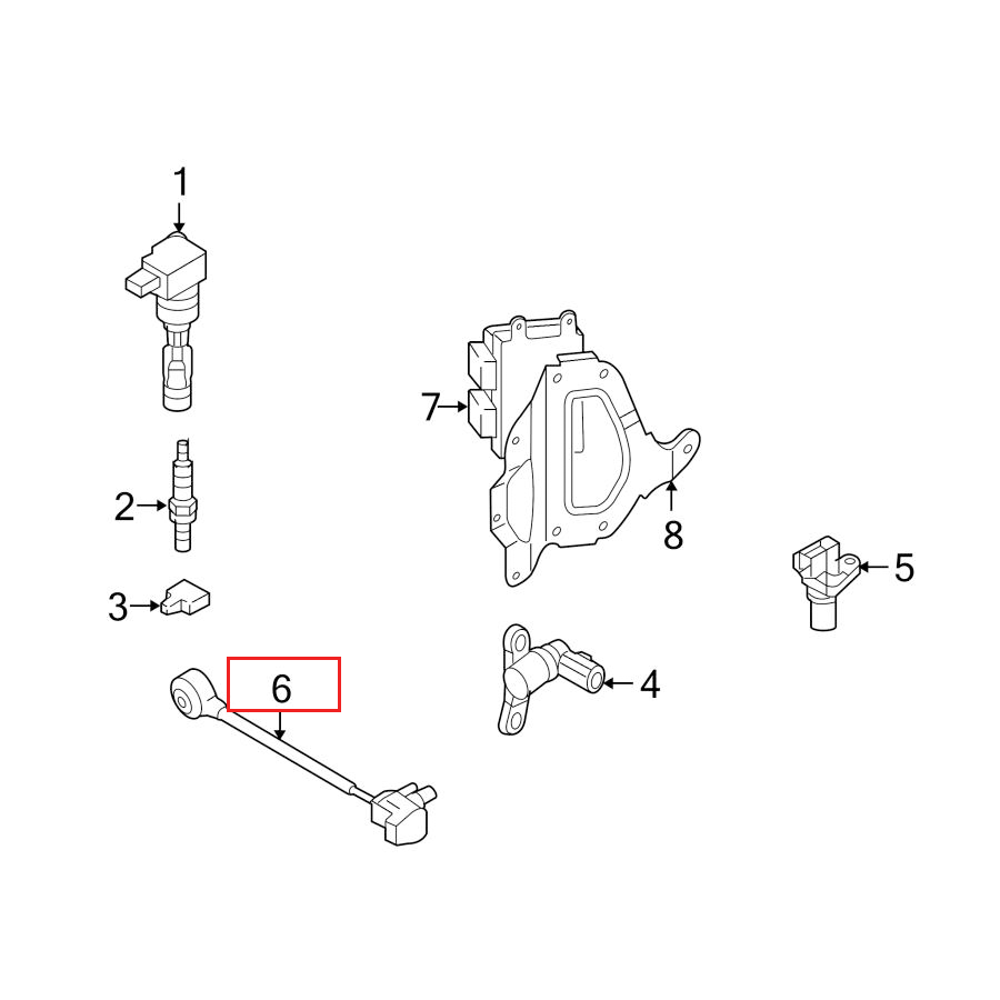Sensor, Knock | Mazda (L807-18-921) - MazdaShop | Genuine Mazda Sensor, Knock | Mazda (L807-18-921) - MazdaShop | Genuine Mazda