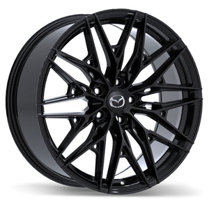 Mazda M016 Alloy Wheel (Metallic Black) — 18", 19", 21"