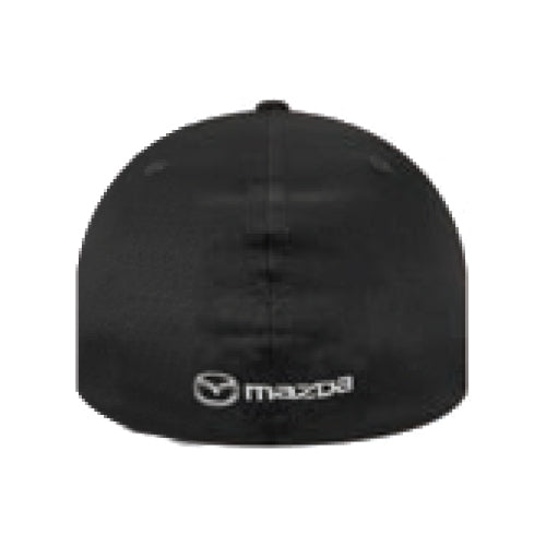 Mazda Mesh Overlay Full-Back Cap in Black