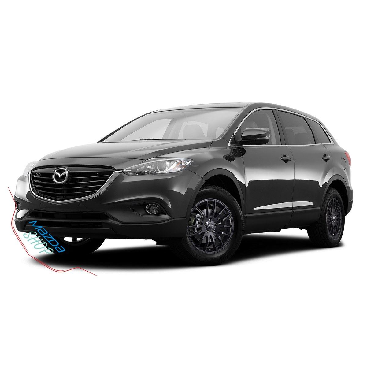 Mazda M002 Alloy Rims (Gloss Black) - 17" | WHILE SUPPLIES LAST