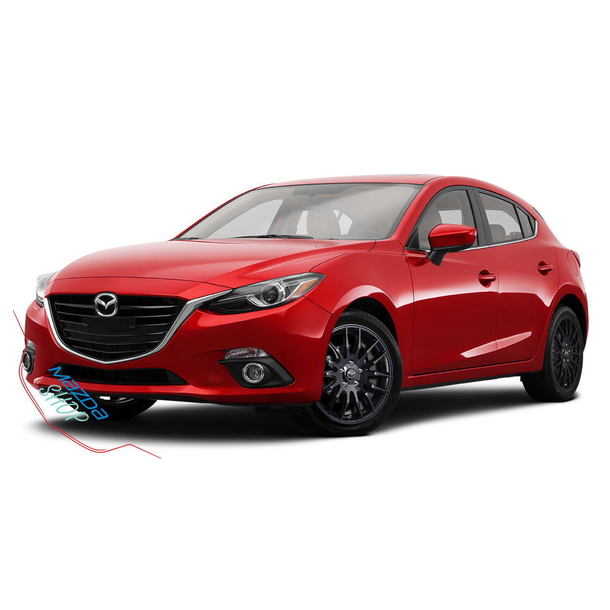 Mazda M002 Alloy Rims (Gloss Black) - 17" | WHILE SUPPLIES LAST