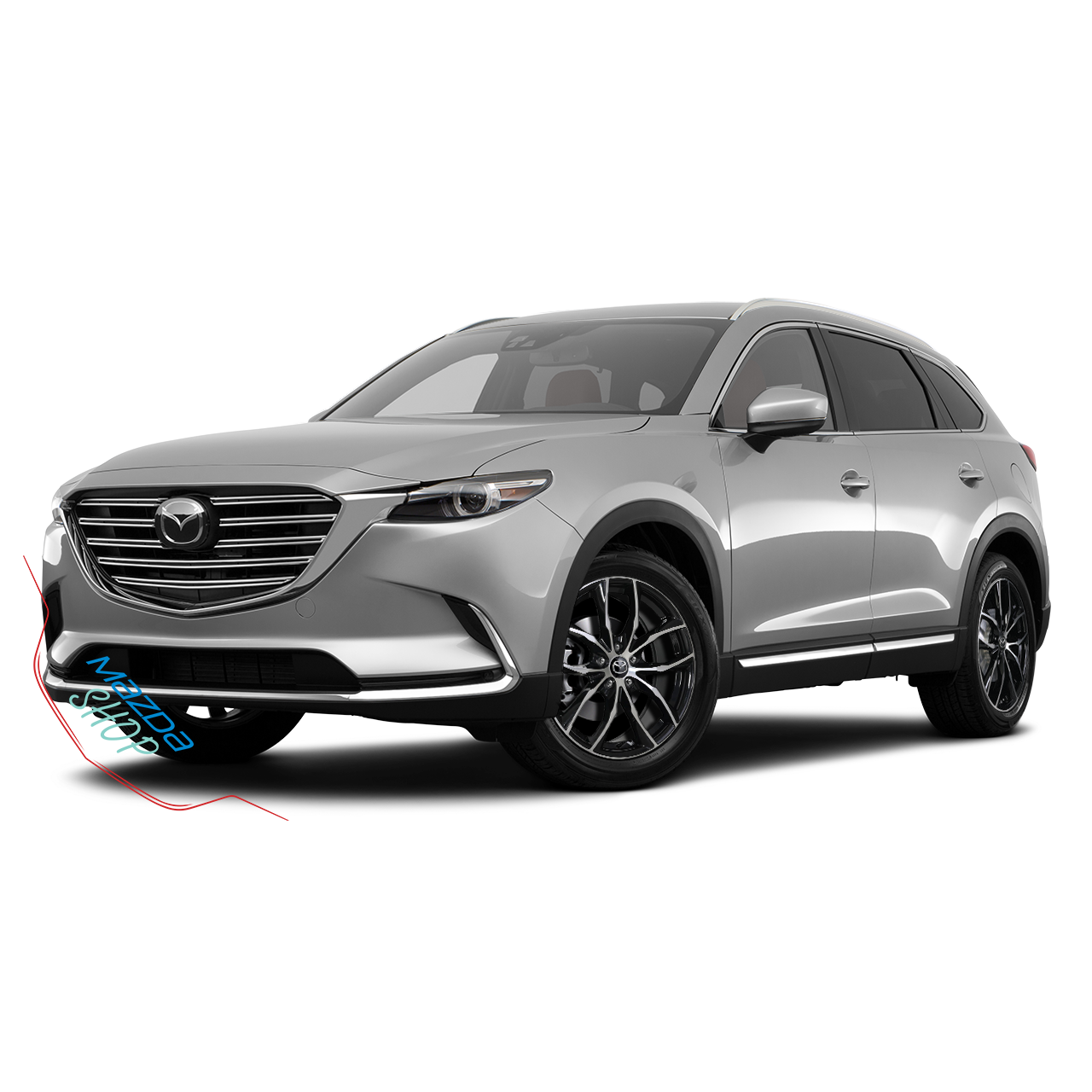 Mazda M011 Alloy Wheel (Gloss Black & Machined Face) - 18"