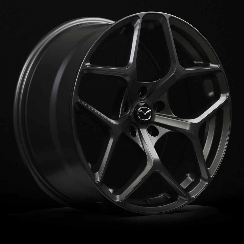 Mazda M012 Alloy Wheel (Matte Gunmetal) — 16", 17", 18", 20"