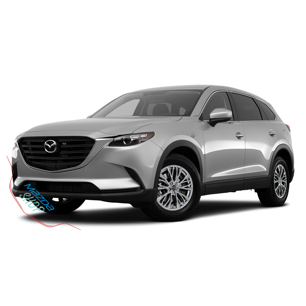 Mazda M014 Alloy Wheel (Hyper Silver Dark) - 18"/19"