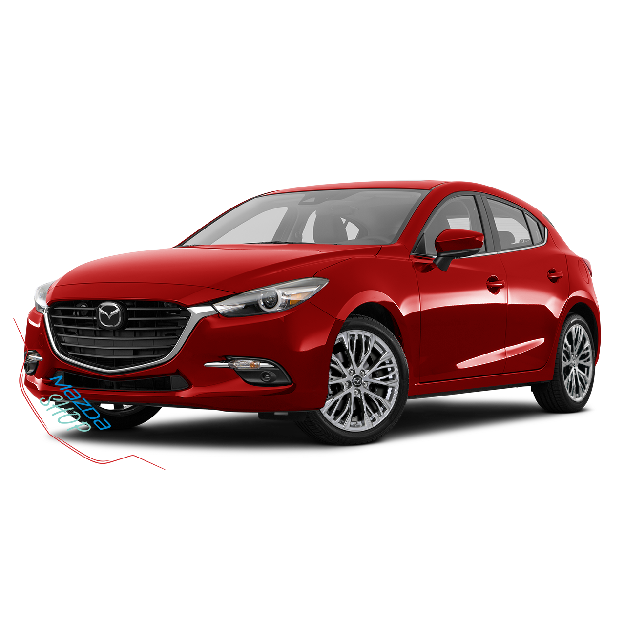 Mazda M014 Alloy Wheel (Hyper Silver Dark) - 18"/19"