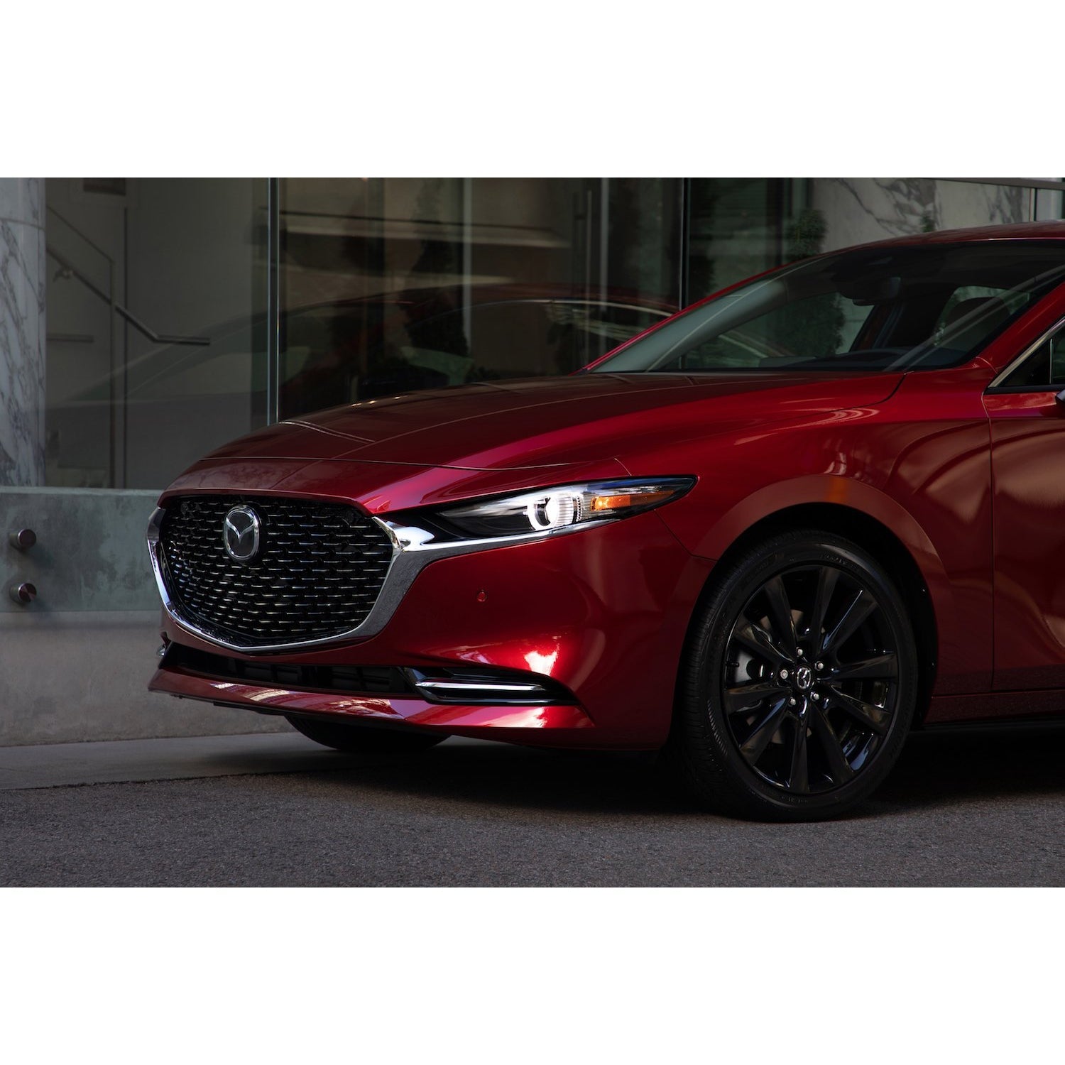 Mazda3 OEM Alloy Wheel, Design 169B (Black Metallic) — 18" | Mazda3 Sedan (2019-2024)
