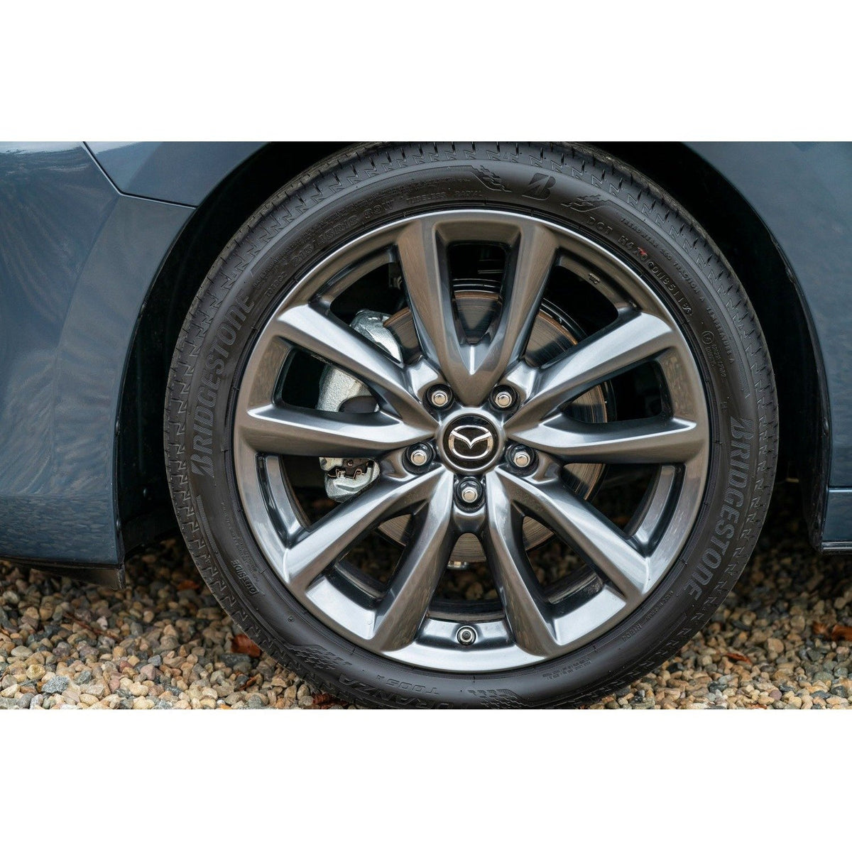 Mazda3 OEM Alloy Wheel - Dark Grey High-Lustre Metallic - 18" | Mazda3 Hatchback (2019-2022)