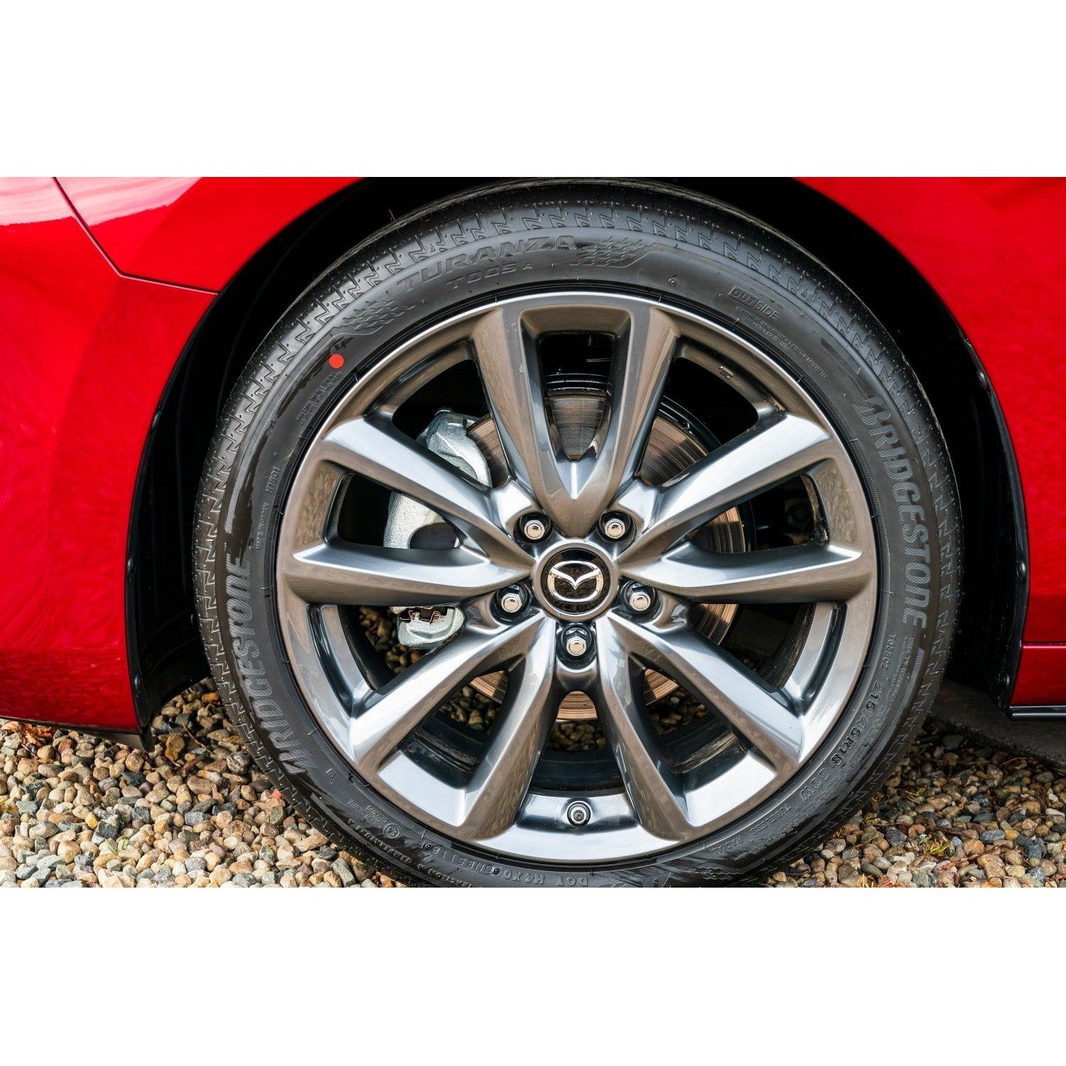 Mazda3 OEM Alloy Wheel, Design 168A (Dark Grey Metallic