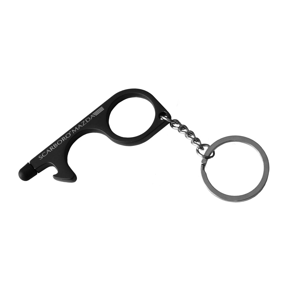 Metal SCARBORO MAZDA 3-In-1 Key Chain - Stylus, Bottle Opener, Door Opener