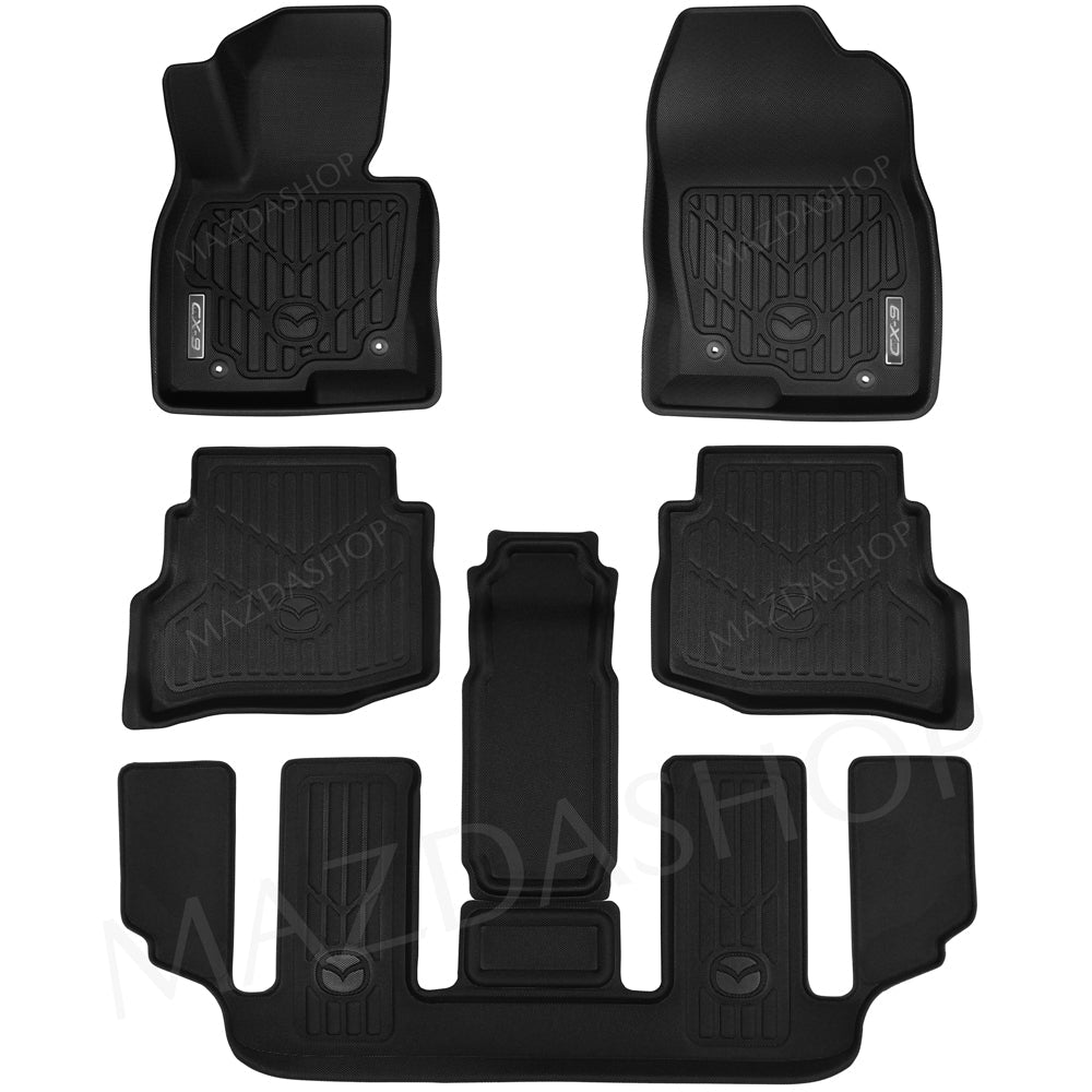 Premium Floor Liners (1st, 2nd & 3rd Rows) | Mazda CX-9 (2016-2022)