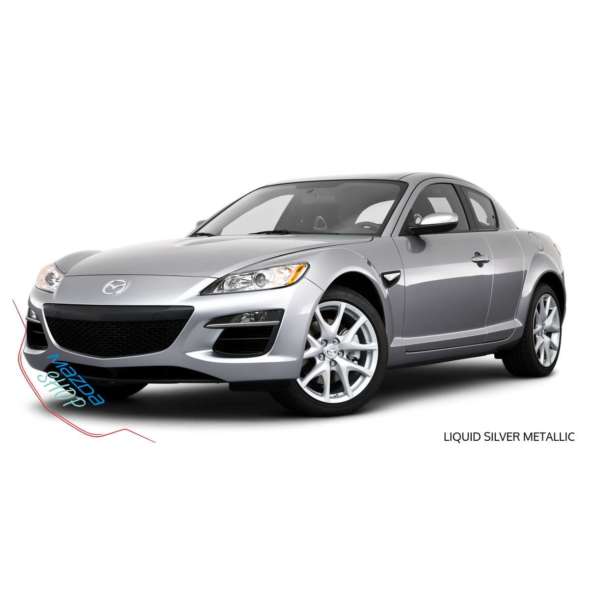 Liquid Silver Metallic - 38P Premium Touch-Up Paint Pen Colour