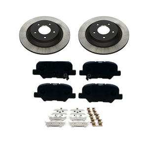 Rear Brake Package: Pads, Rotors & Attachment Kit | Mazda6 (2014-2015)