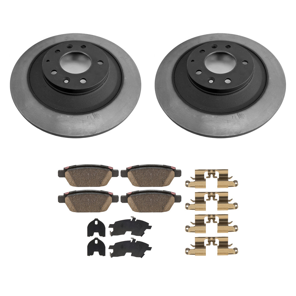 Rear Brake Package: Pads, Rotors & Attachment Kit | Mazdaspeed6 (2006-2007)