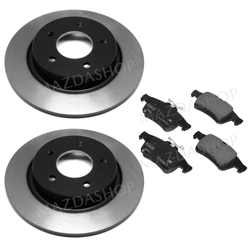 Brake Package, Rear: Pads, Rotors | Mazda3 Sedan, Hatchback & Mazdaspe ...
