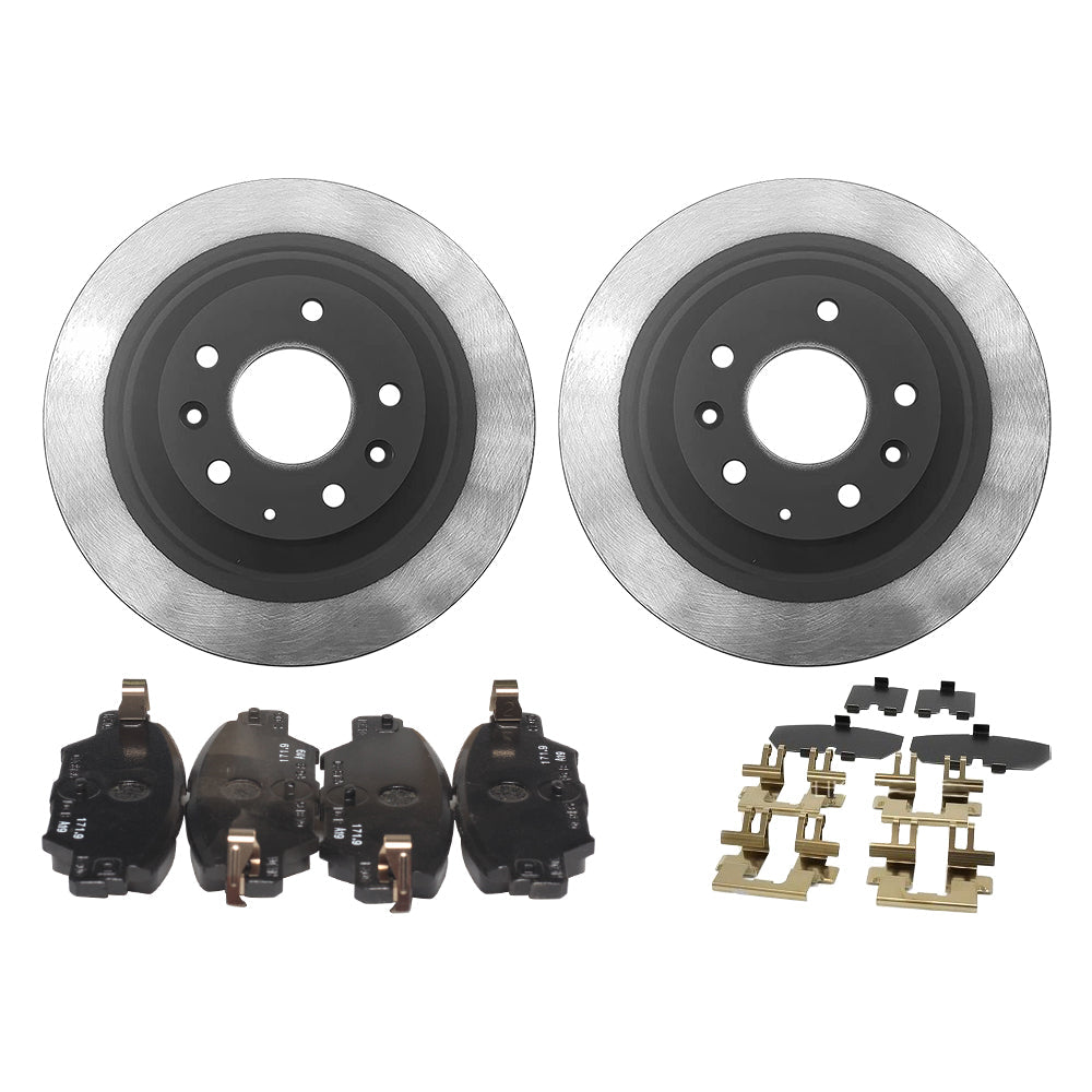 Rear Brake Package: Rotors, Pads & Attachment Kit | Mazda CX-5 (2017-2021)