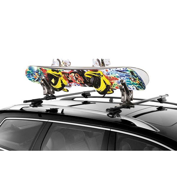 Roof Rack Accessory Snowboard Carrier Angle Mounted Thule 575 Snowboard Carrier