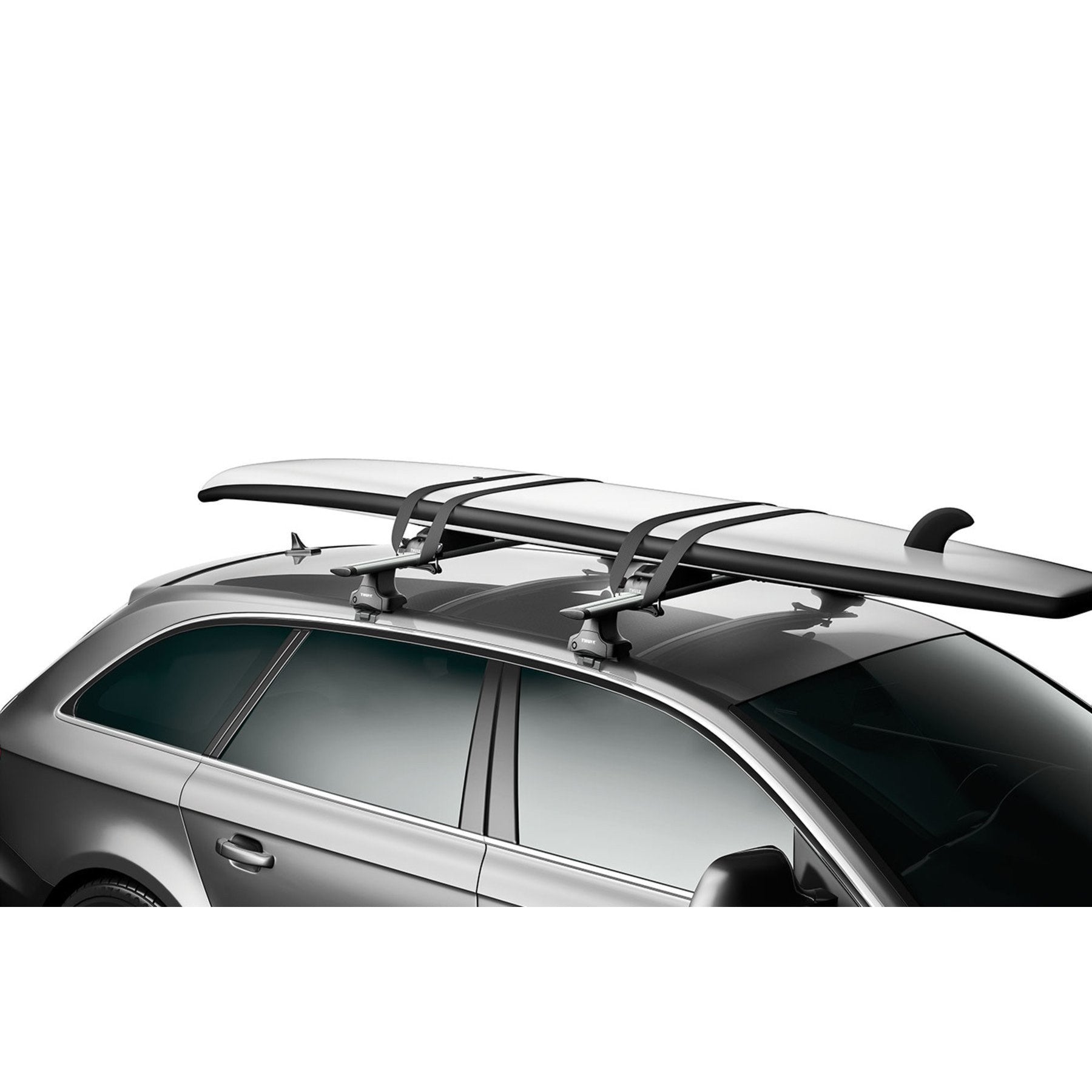 Roof Rack Accessory | Stand Up Paddle Board/Surf Carrier (Thule Board Shuttle 811XT)