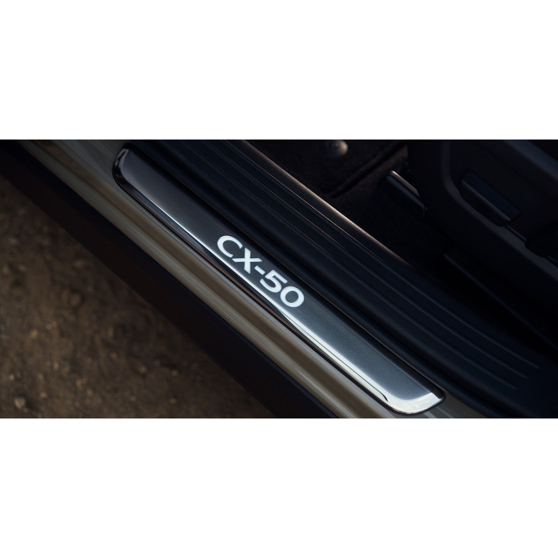 CARART Stainless Steel Door Sill Trim Plates For 2016-2025 Mazda MX-5 Miata - Anti-Scratch, Set Of 2