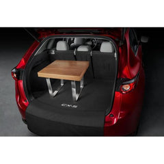 thumbnail interactive-video image 1 of Mazda Genuine Soft Cargo Liner For 2016-2021 CX-9 – Rear, Direct Replacement, OE Spec, Part 0000-8K-N09A, Made In USA 1 of 3