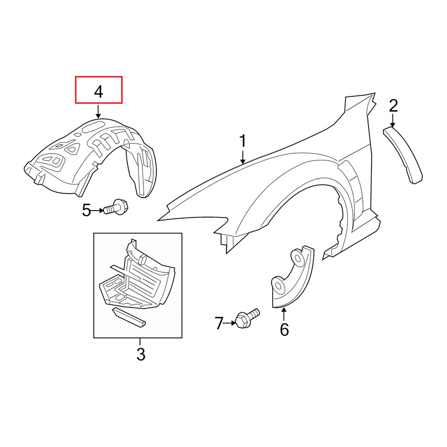 Splash Guard (Front Left) | Mazda RX-8 (2004-2008)