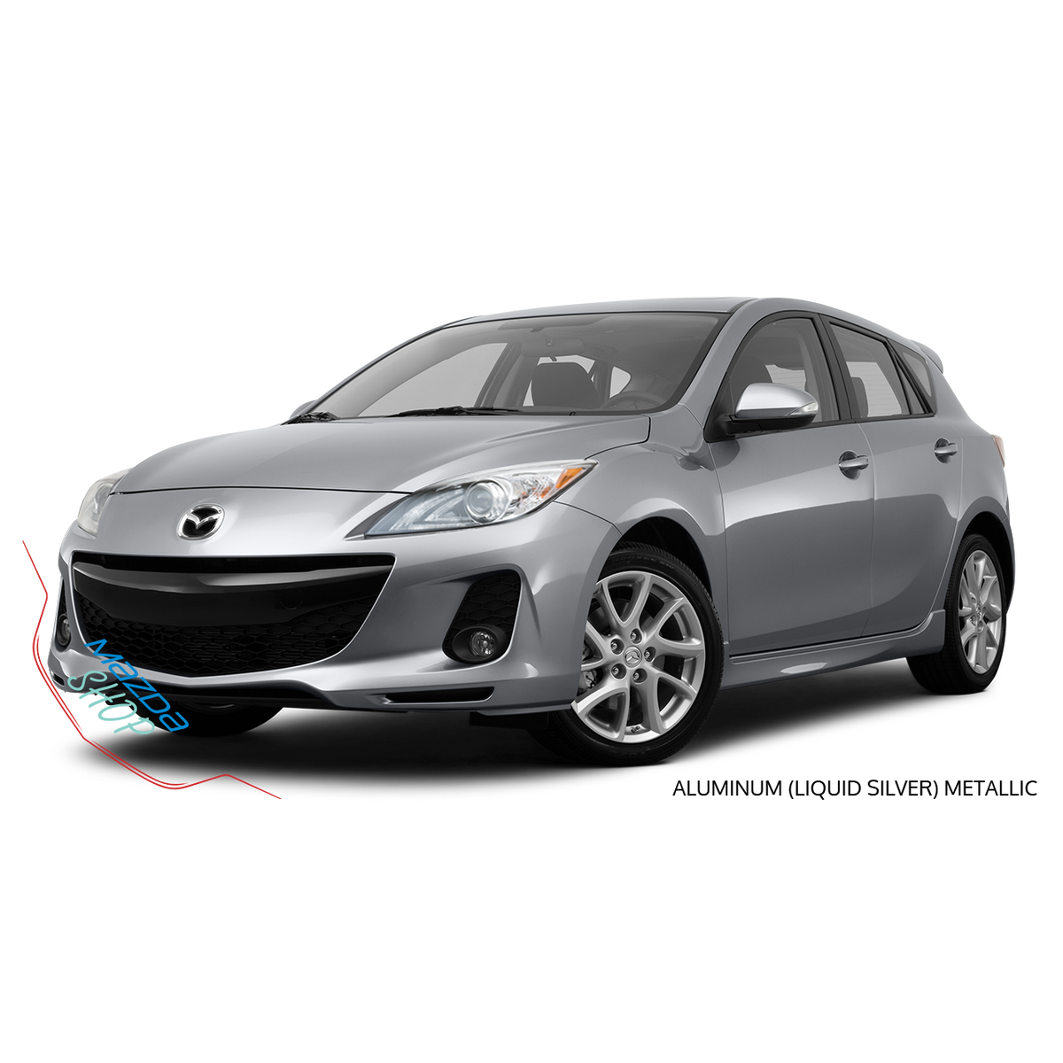 Aluminum (Liquid Silver) Metallic - 38P Premium Touch-Up Paint Pen Colour