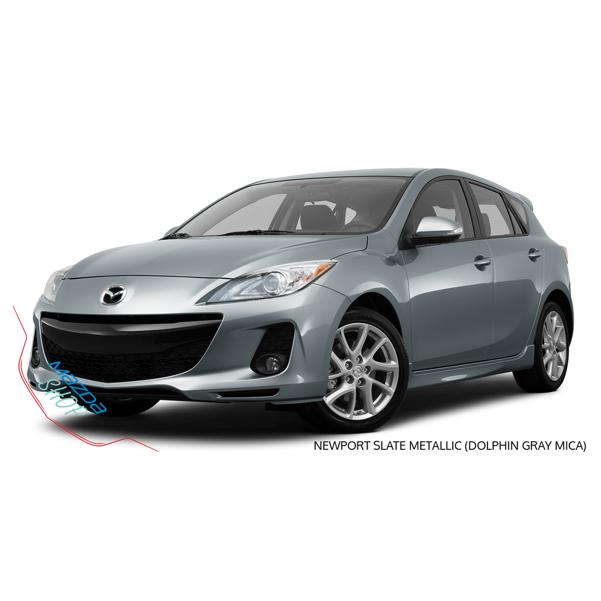 Newport Slate Metallic (Dolphin Gray Mica) Metallic - 39T Premium Touch-Up Paint Pen Colour