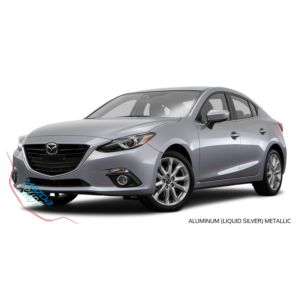 Aluminum Metallic - 38P Premium Touch-Up Paint Pen Colour