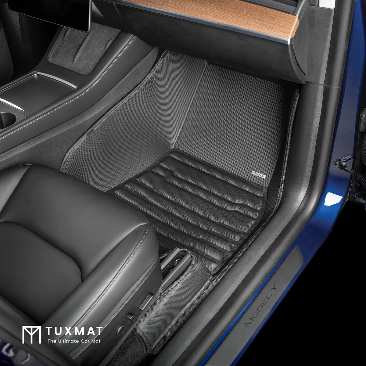 TuxMat Floor Liners (Front & Rear) | Tesla Model Y, 7-Seater (2020-2022)
