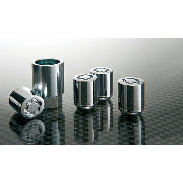 Chrome 12x1.5 Acorn Lug Nut & Wheel Lock Combo Mazda CX 3 5 6 7 9 Dodge Caravan Chrome 12x1.5 Acorn Lug Nut & Wheel Lock Combo Mazda CX 3 5 6 7 9 Dodge Caravan